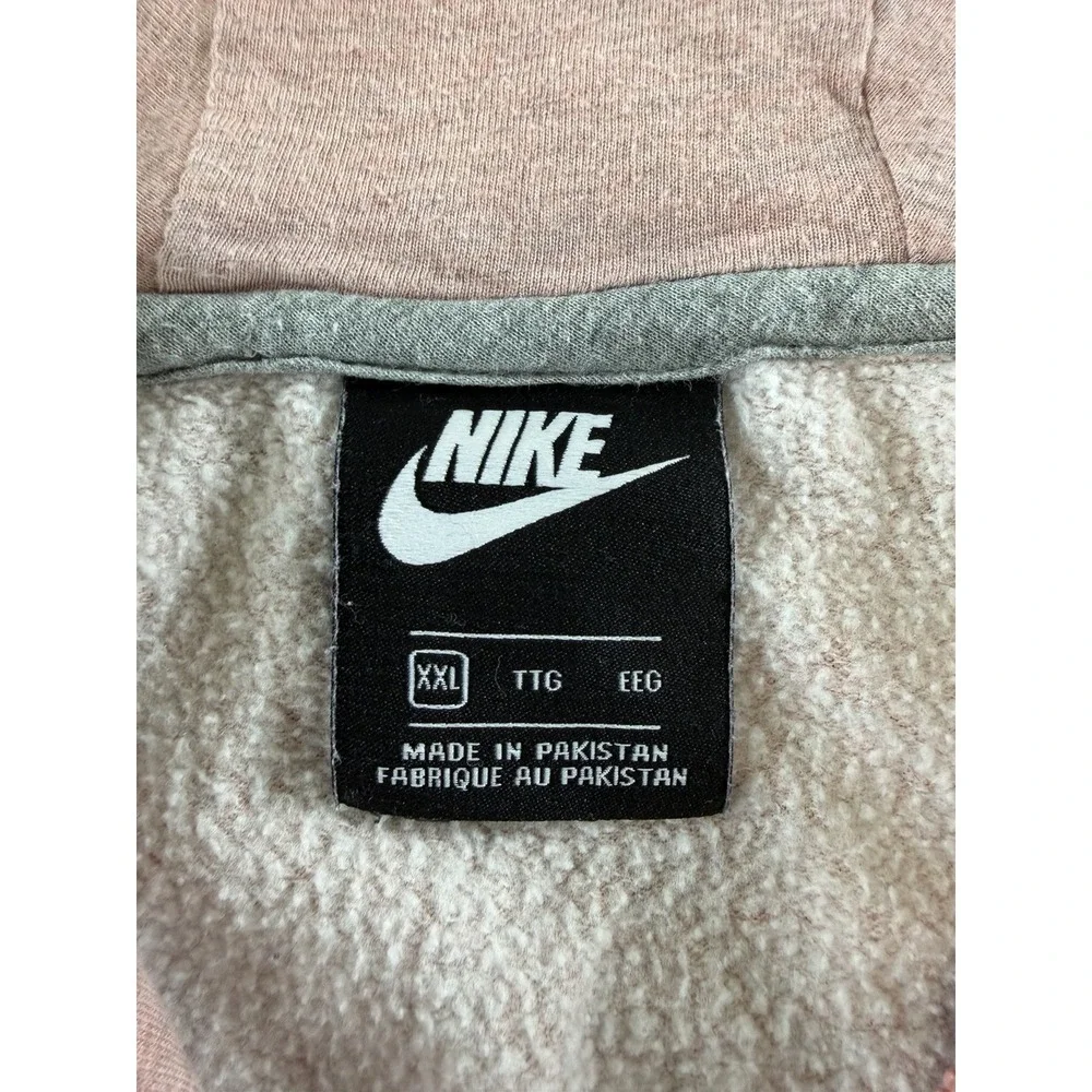 Nike Sportswear‎ Full Zip Sherpa Lined Hoodie Women's XXL Pink Fleece Sweatshirt